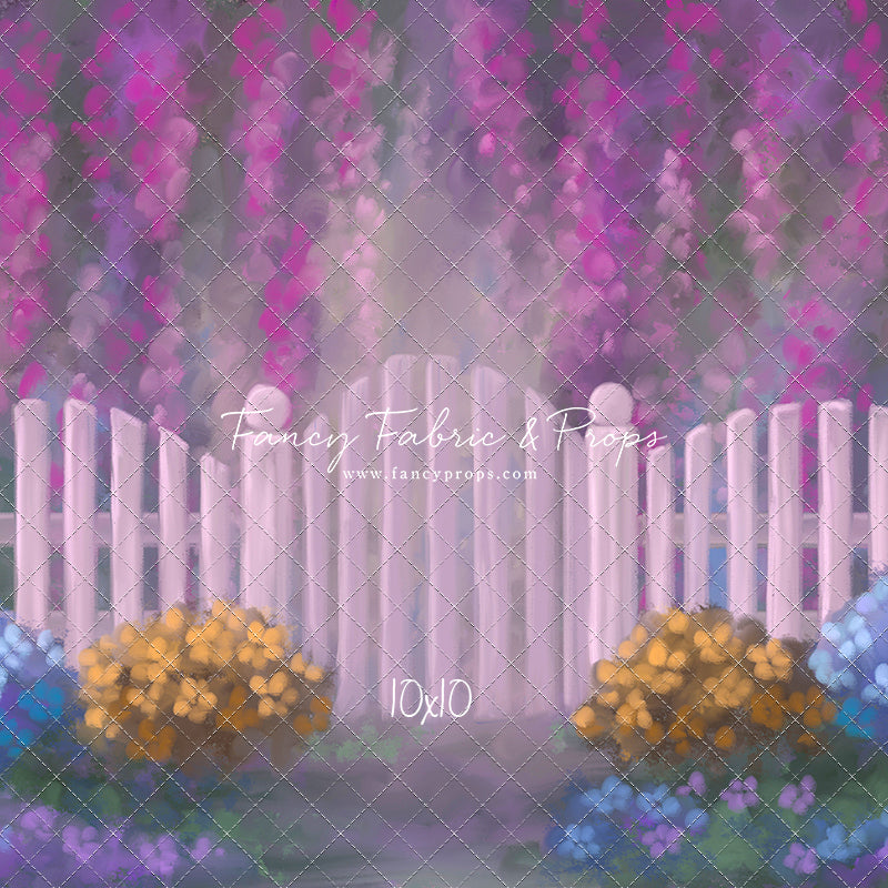 Fuchsia Garden - With Sweep Option