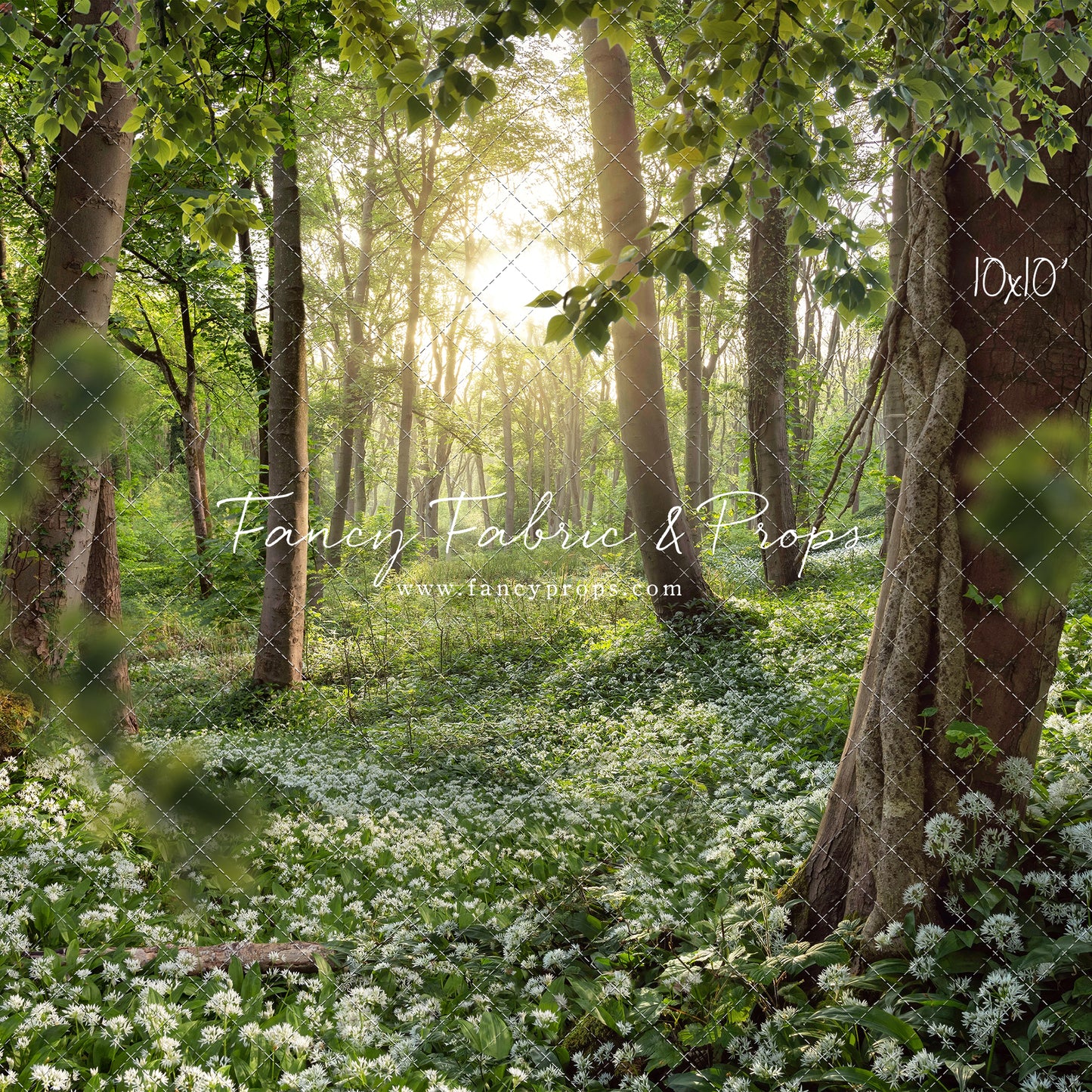 Lush Flowering Forest