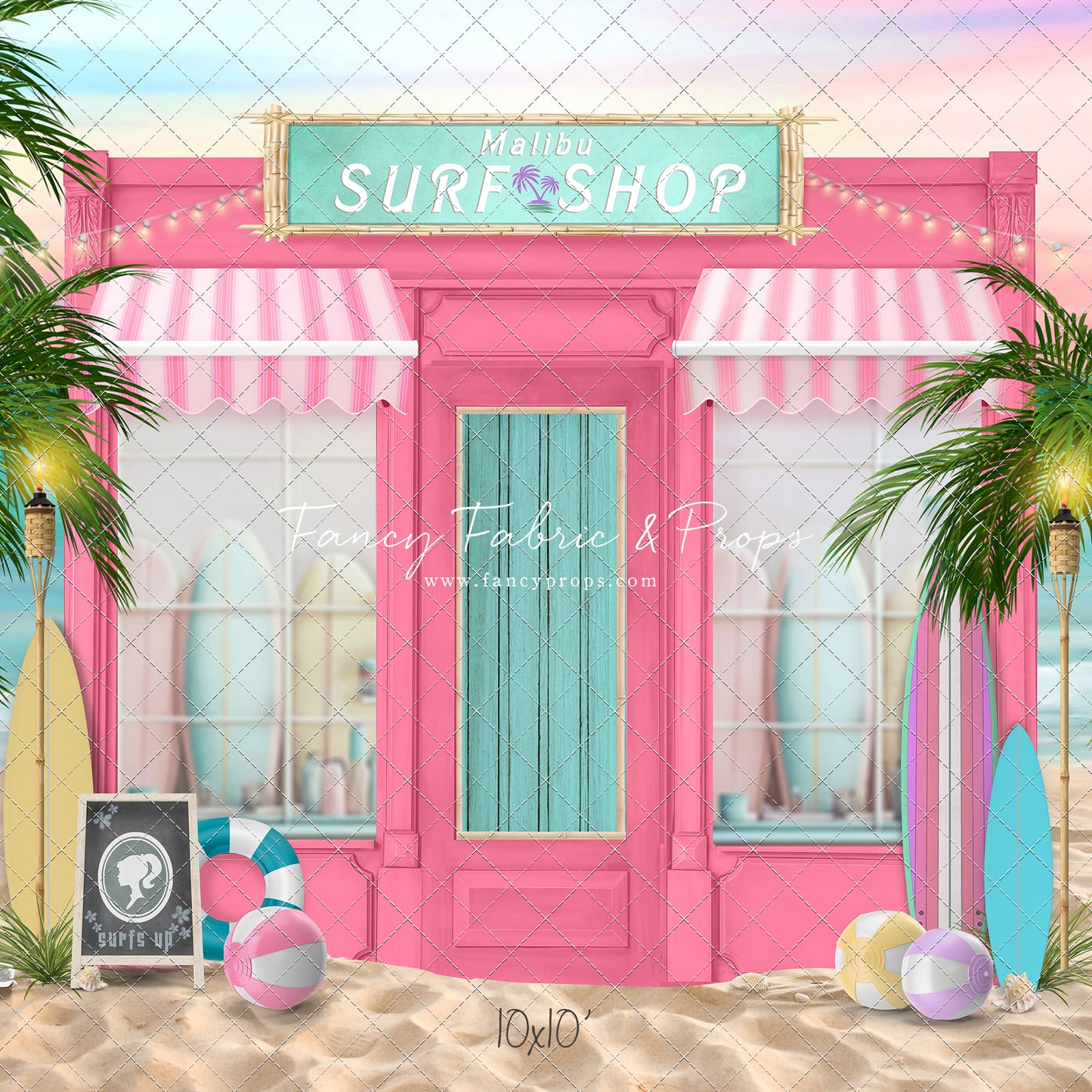 Malibu Barbie Surf Shop - With Sweep Option