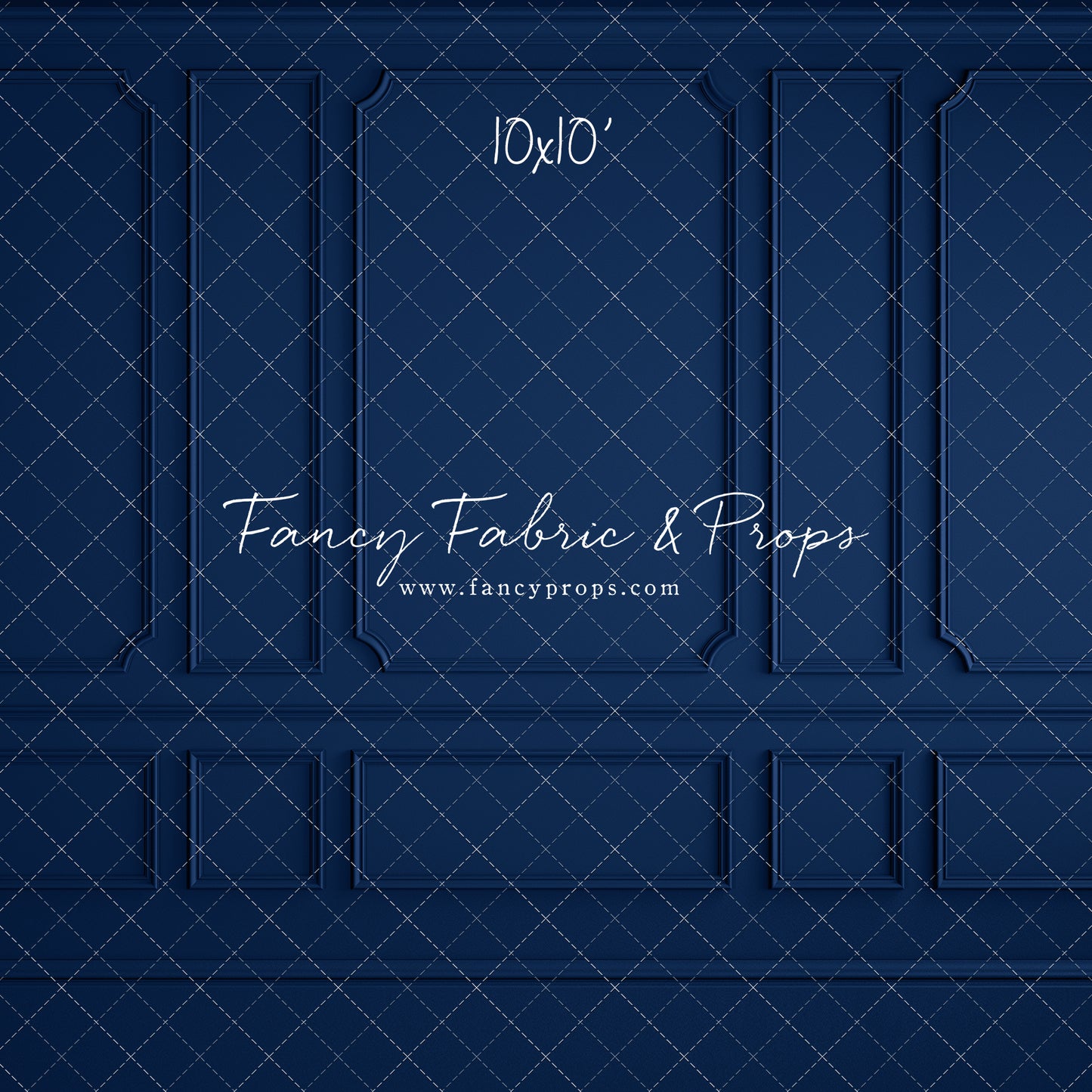 Midnight Wainscoting Wall