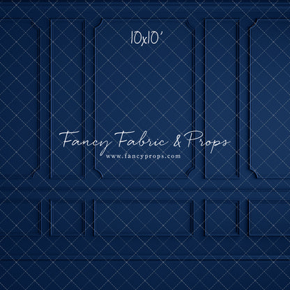 Midnight Wainscoting Wall