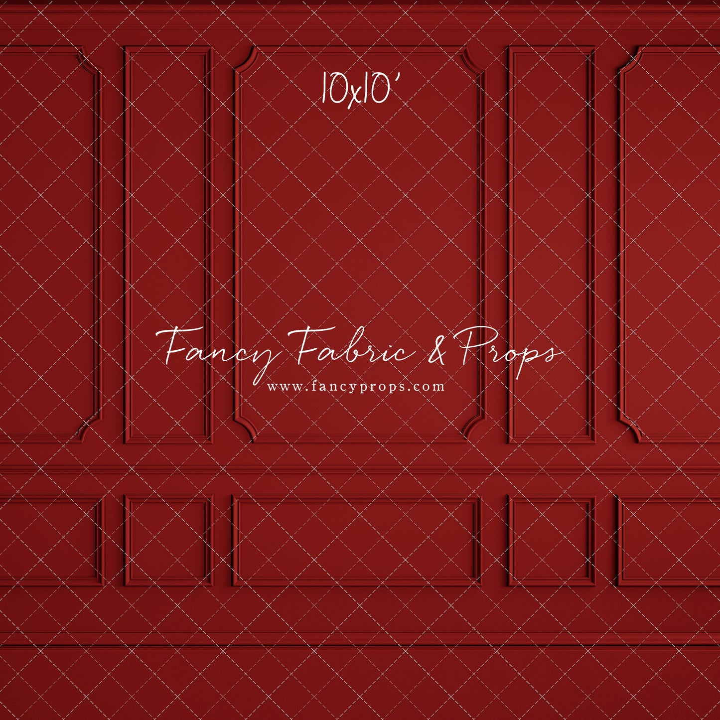 Red Wainscoting Wall