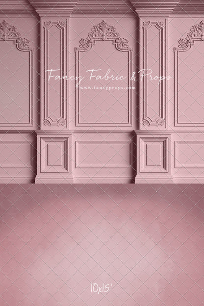 Classic Pink Victorian Wall - With Sweep Option