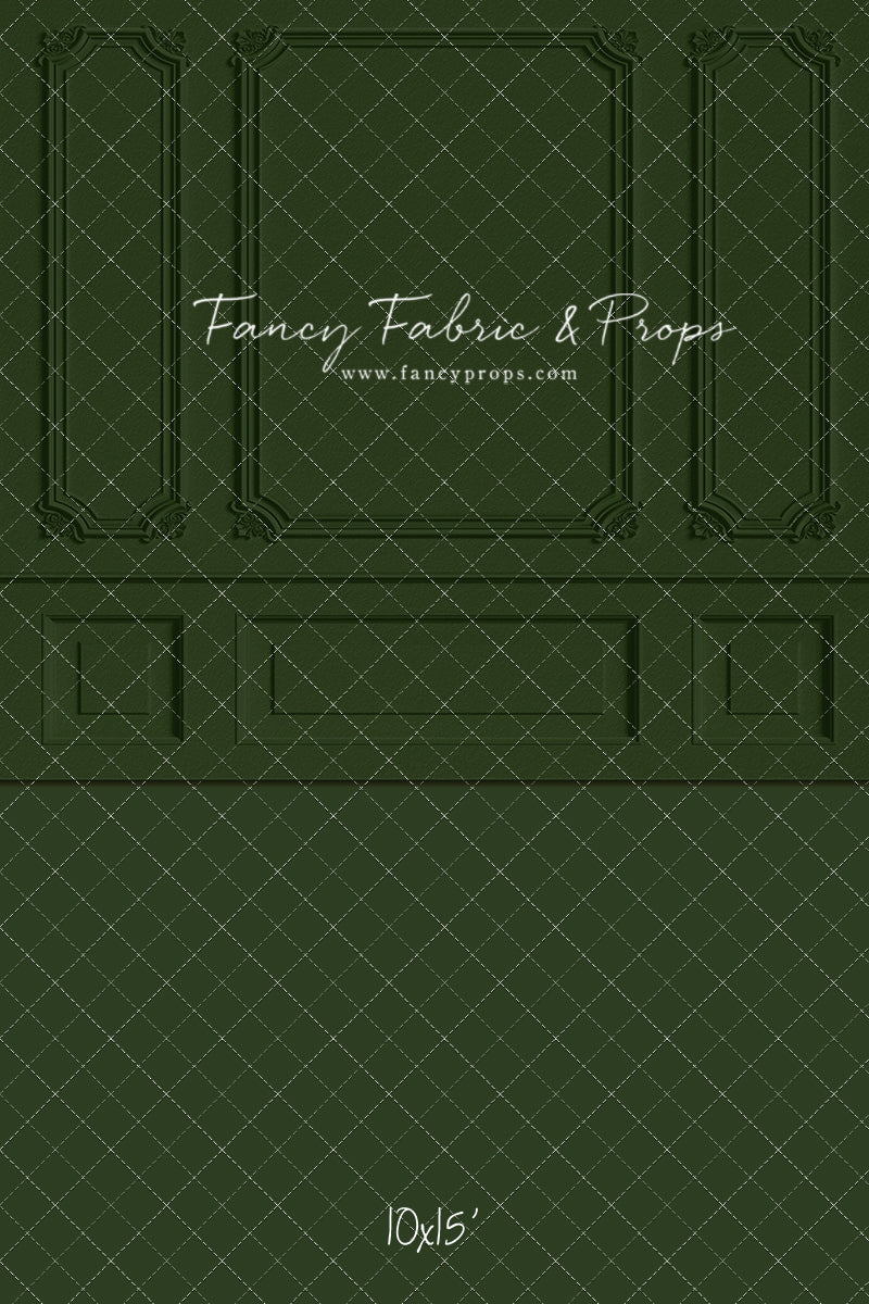 Classic Evergreen Wainscoting Wall - With Sweep Option