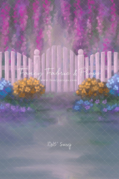 Fuchsia Garden - With Sweep Option