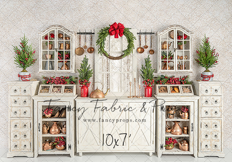 Antique Holiday Kitchen