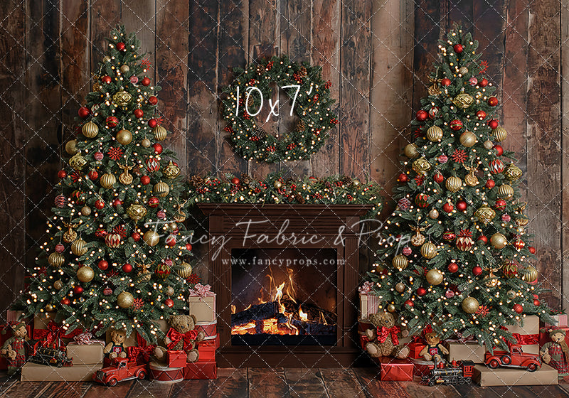 Berry Cozy Fireplace