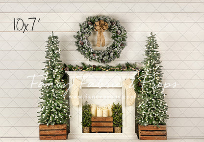 Blissful Shiplap Mantle