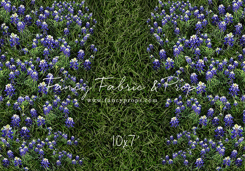 Bluebonnet Grass Mat Floor