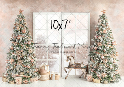 Blushing Carousel Christmas 2pc Room