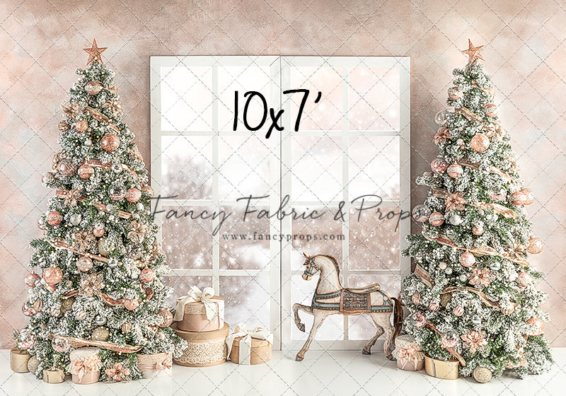 Blushing Carousel Christmas