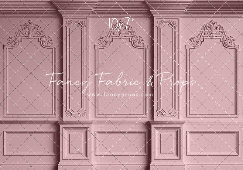 Classic Pink Victorian Wall - With Sweep Option