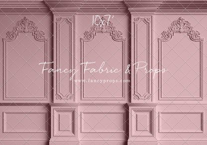 Classic Pink Victorian Wall - With Sweep Option