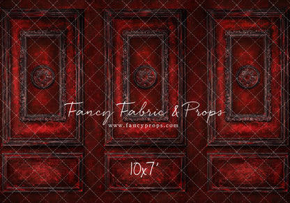 Crimson Antiqued Wall