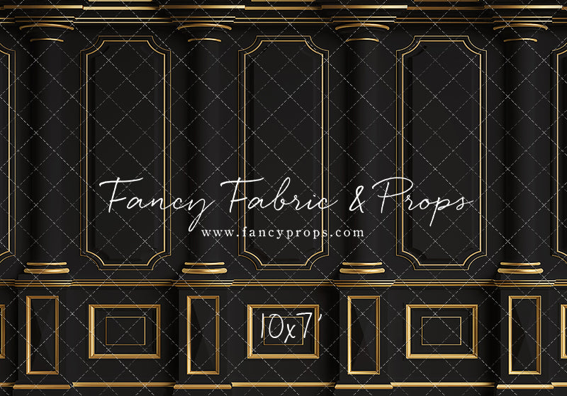 Dark Victorian Gold Wall - With Sweep Option