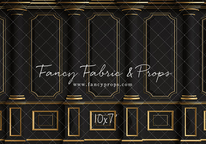 Dark Victorian Gold Wall - With Sweep Option