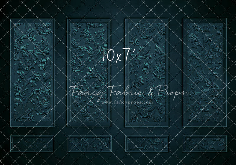 Elegant Aquamarine Wall