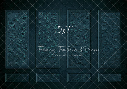 Elegant Aquamarine Wall