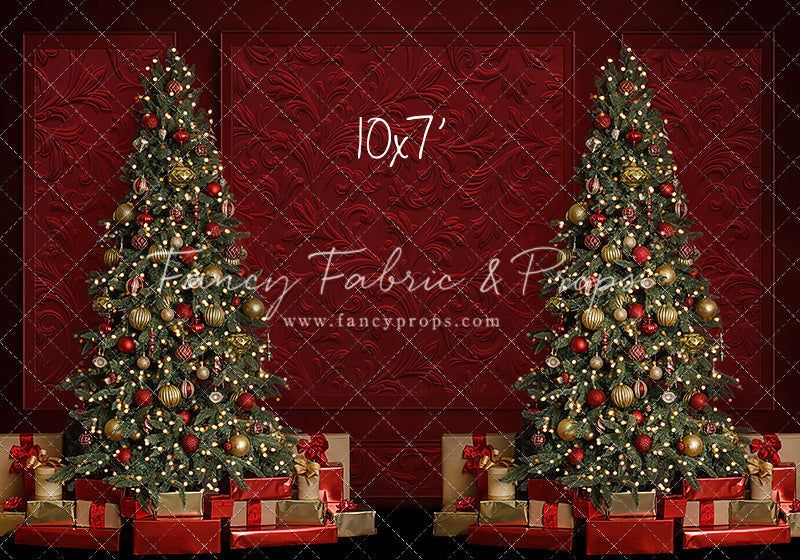 Elegant Crimson Holiday