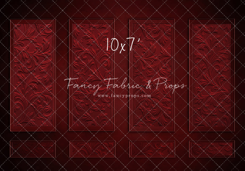 Elegant Crimson Wall