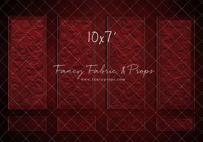 Elegant Crimson Wall