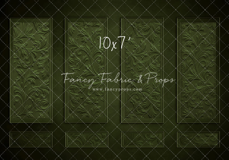 Elegant Emerald Wall