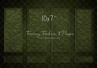 Elegant Emerald Wall