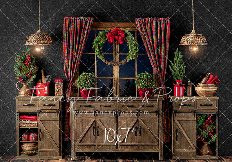 Evening Winter Kitchen Room