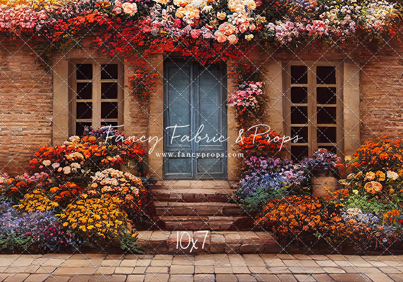 Floral Villa Entrance