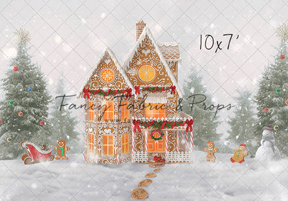 Frosty Gingerbread House