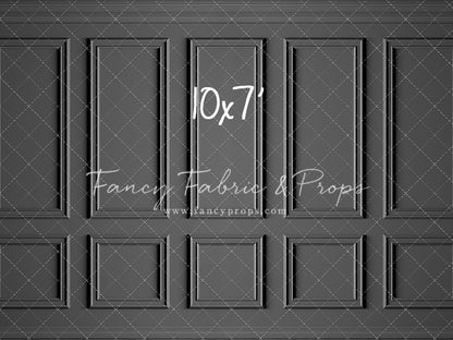 Gray Wainscoting Wall