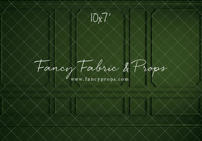 Green Wainscoting Wall