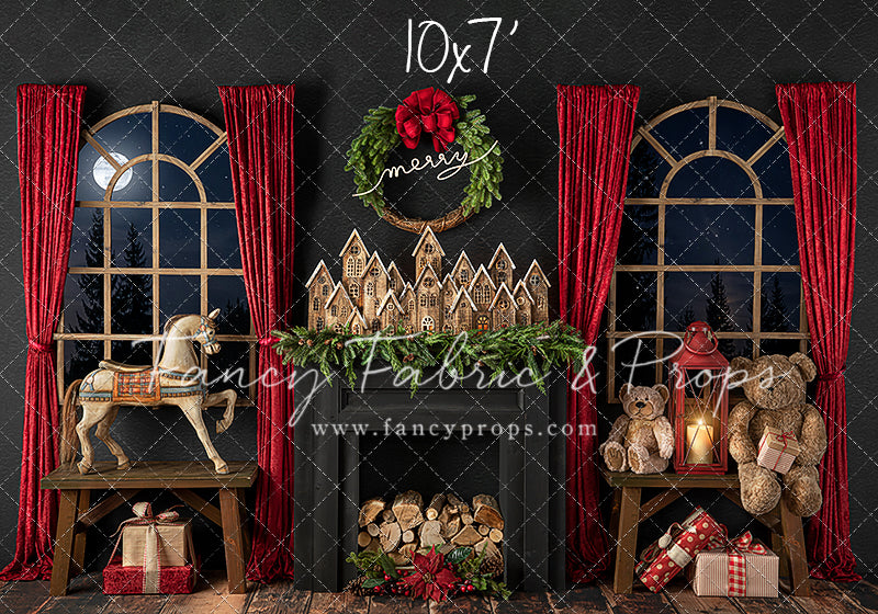 Joyful Holiday Moonrise Room