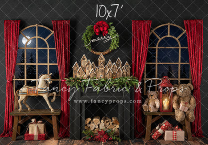 Joyful Holiday Moonrise Room