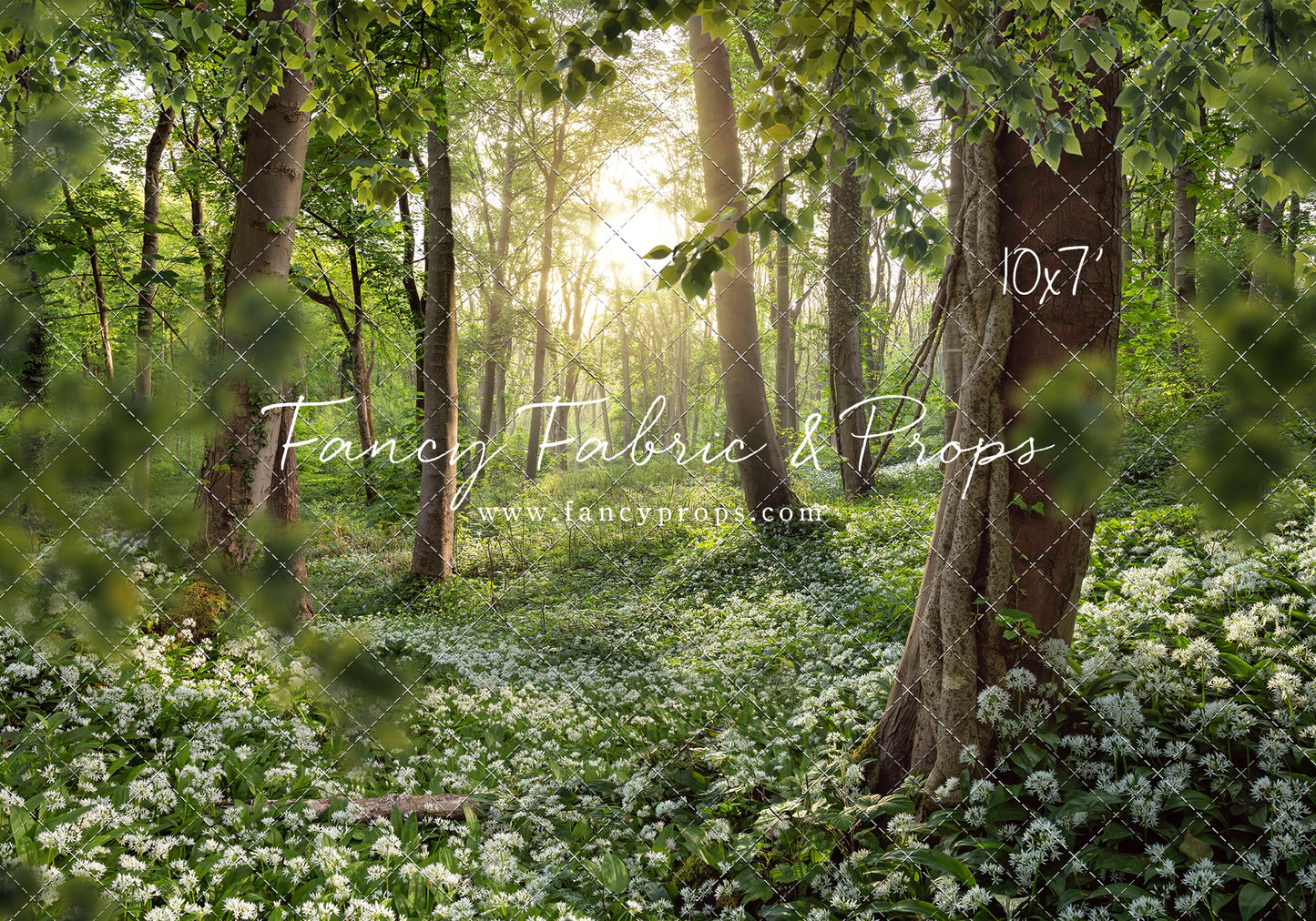 Lush Flowering Forest