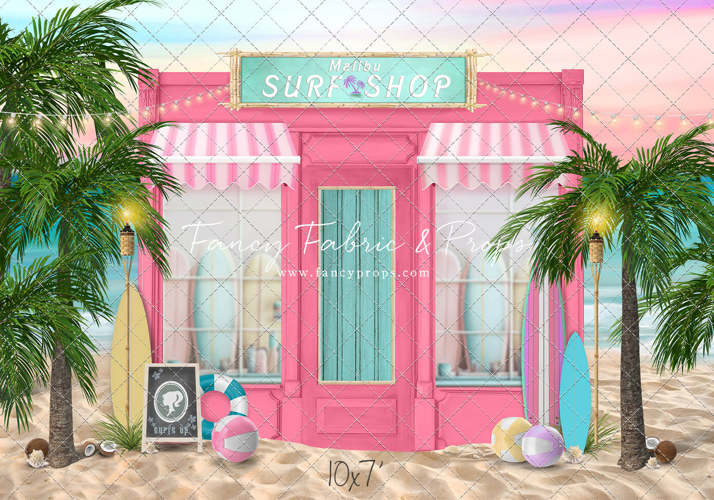 Malibu Barbie Surf Shop - With Sweep Option