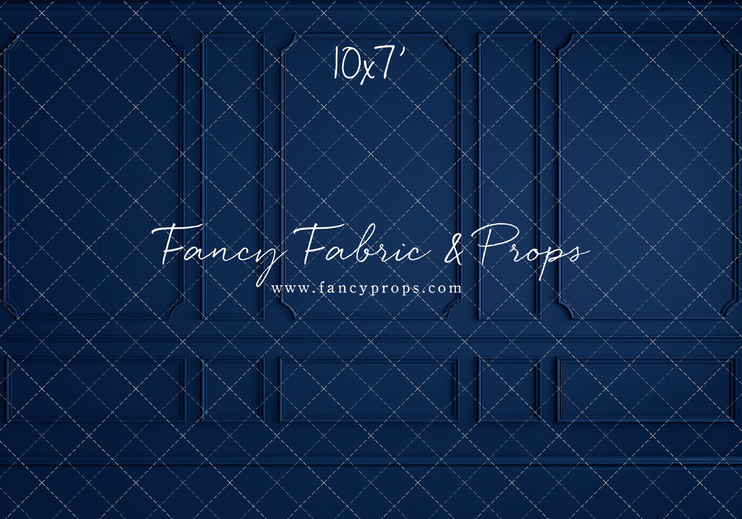 Midnight Wainscoting Wall