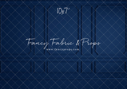 Midnight Wainscoting Wall