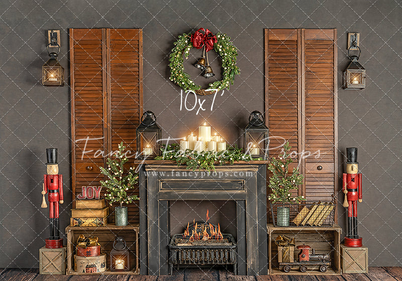 Old Fashioned Christmas Mantle