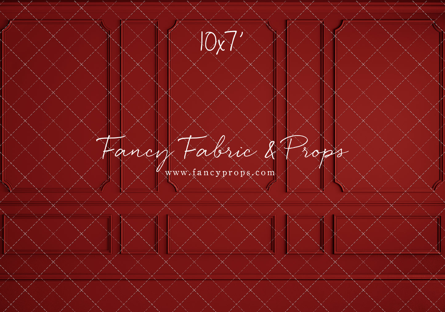 Red Wainscoting Wall