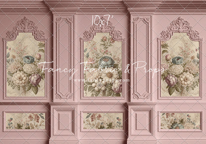 Rose Floral Victorian Wall - With Sweep Option