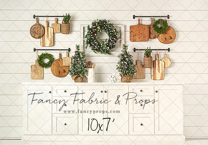 Shiplap Christmas Kitchen