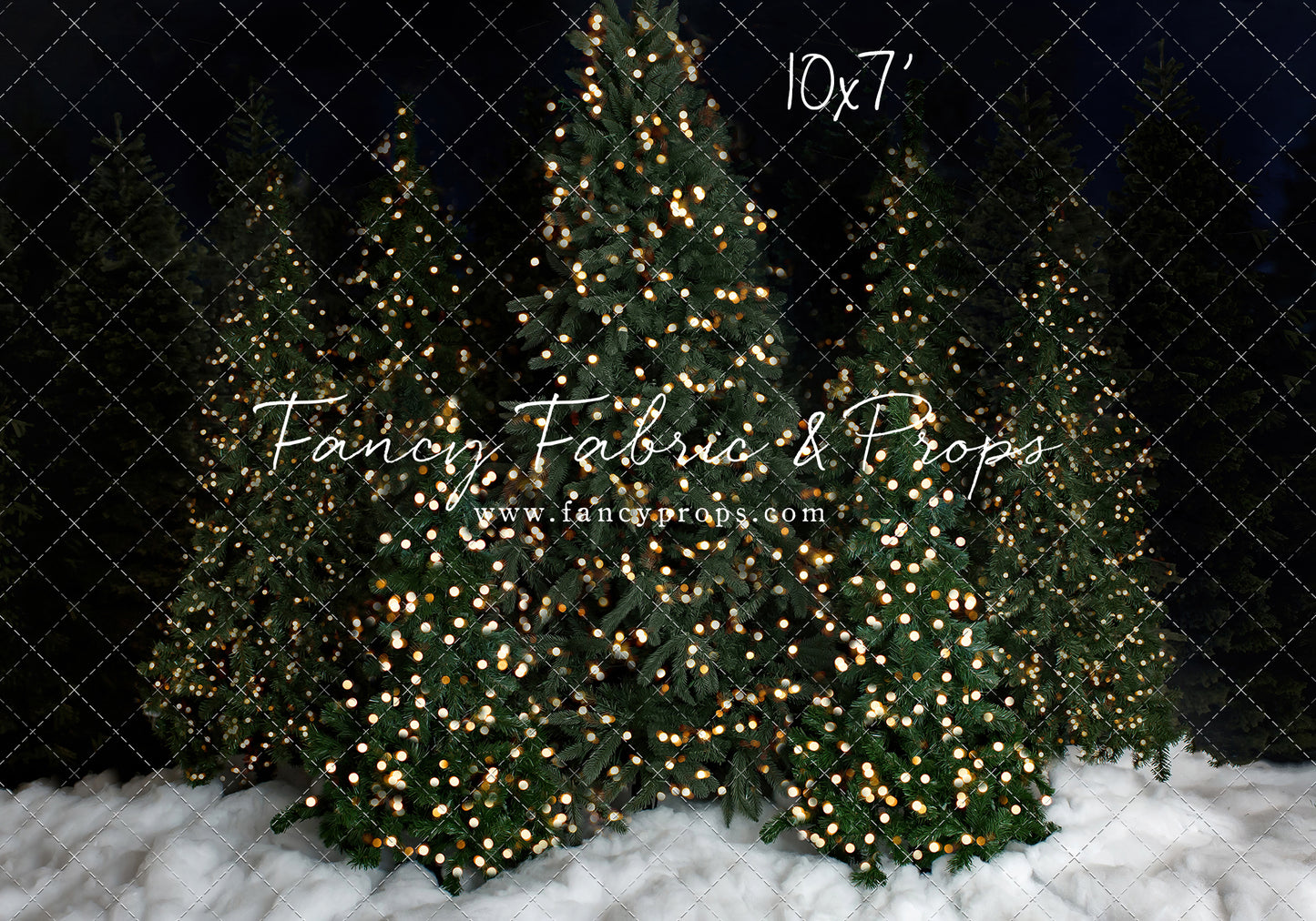 Snowy Christmas Trees