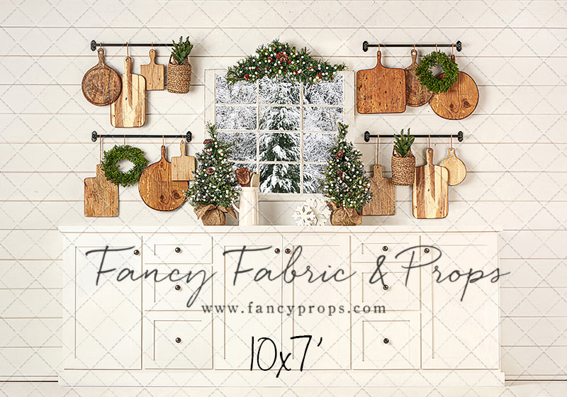 Snowy Country Christmas Room