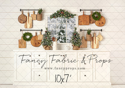 Snowy Country Christmas Room