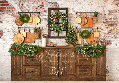 Rustic Holiday Kitchen