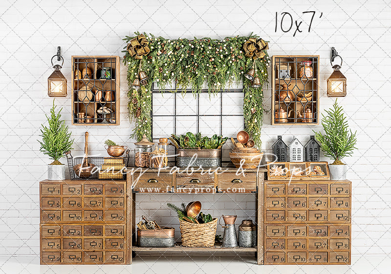 Vintage Holiday Kitchen 2pc Room