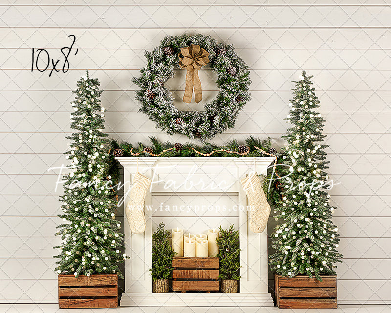 Blissful Shiplap Mantle