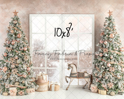 Blushing Carousel Christmas 2pc Room