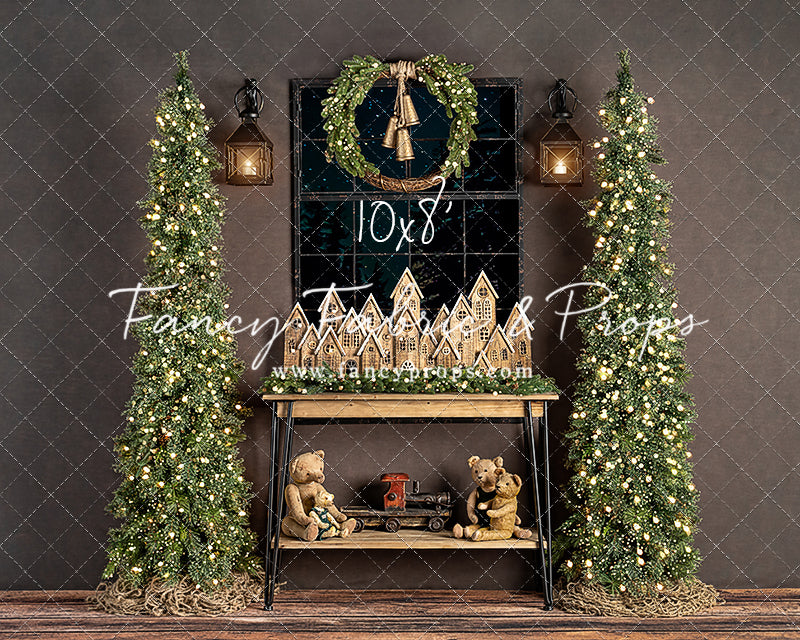 Bronzed Twinkle Window